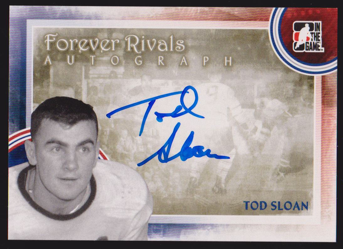 (image for) 2012-13 ITG Forever Rivals Autographs #ATS Tod Sloan