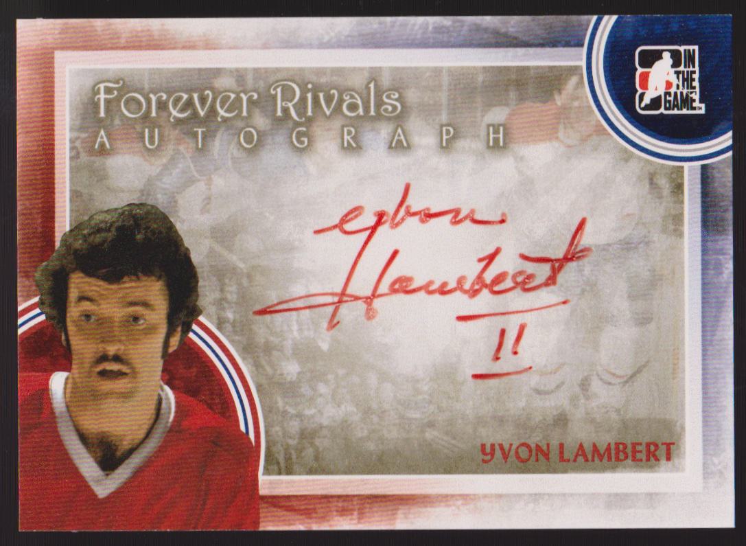 (image for) 2012-13 ITG Forever Rivals Autographs #AYL Yvon Lambert