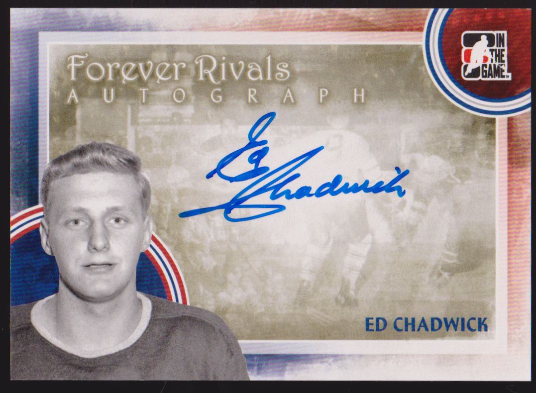 (image for) 2012-13 ITG Forever Rivals Autographs #AEC Ed Chadwick