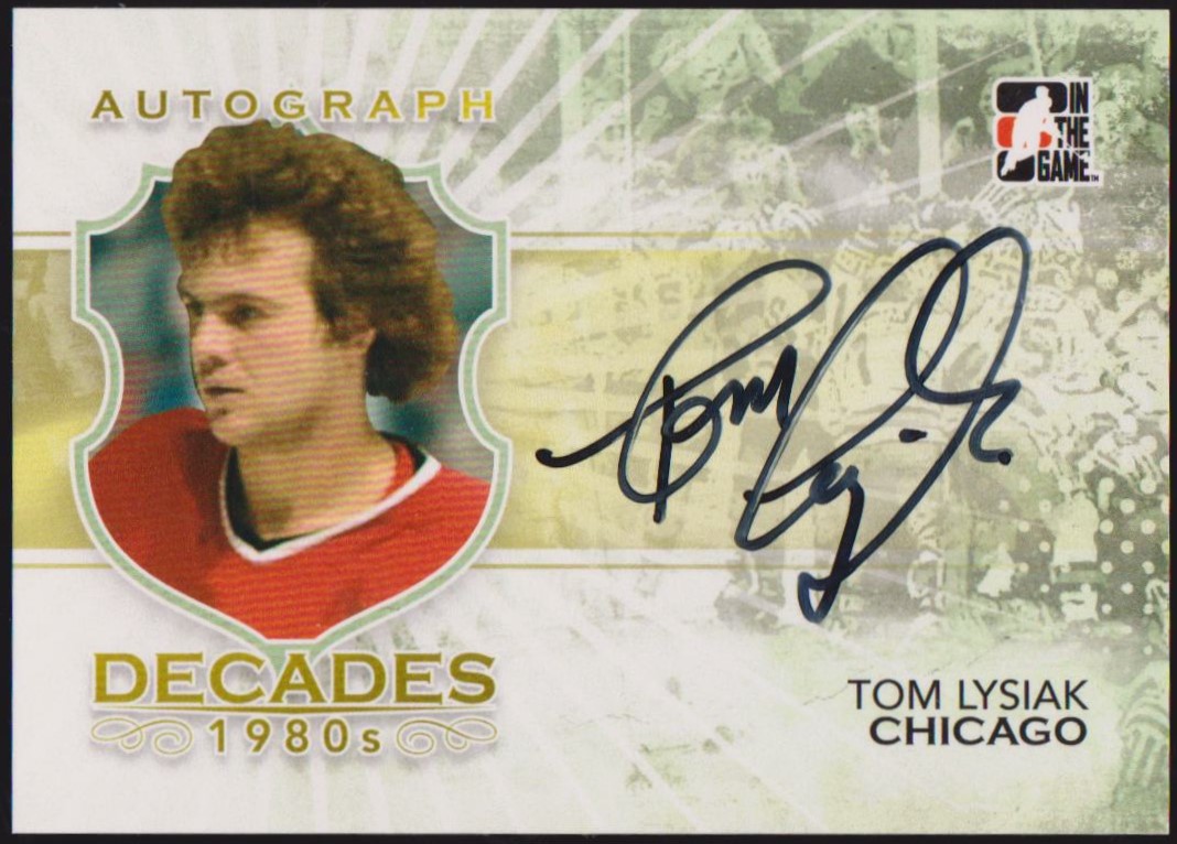 2010-11 ITG Decades 1980s Autographs #ATL Tom Lysiak (image for) 2010-11 ITG Decades 1980s Autographs #ATL Tom Lysiak