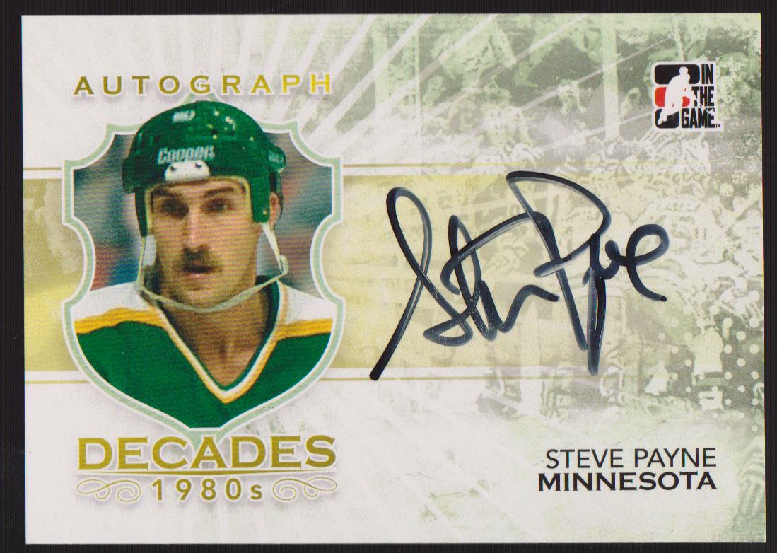 (image for) 2010-11 ITG Decades 1980s Autographs #ASP Steve Payne