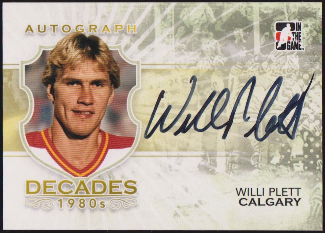 (image for) 2010-11 ITG Decades 1980s Autographs #AWP Willi Plett