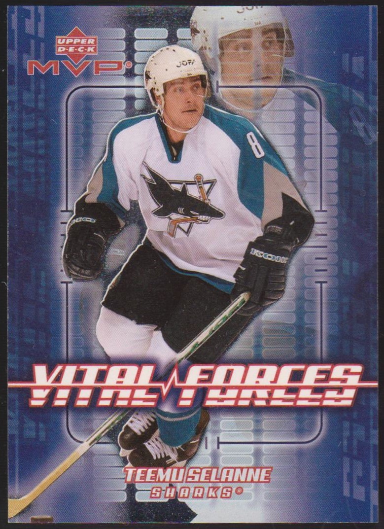 (image for) 2002-03 Upper Deck MVP Vital Forces #VF13 Teemu Selanne