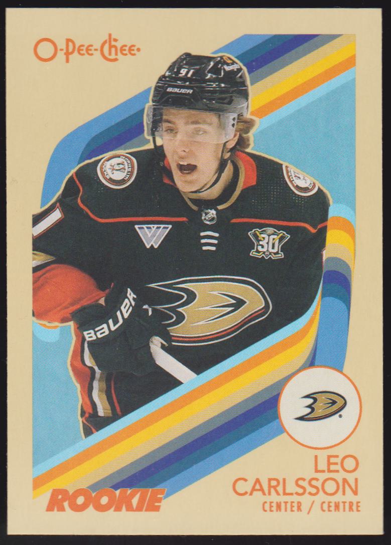 (image for) 2023-24 O-Pee-Chee Retro #599 Leo Carlsson - RC Year