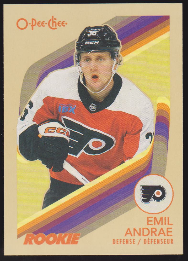 2023-24 O-Pee-Chee Retro #594 Emil Andrae - RC Year (image for) 2023-24 O-Pee-Chee Retro #594 Emil Andrae - RC Year
