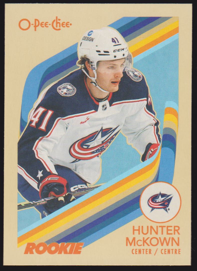 2023-24 O-Pee-Chee Retro #565 Hunter McKown - RC Year (image for) 2023-24 O-Pee-Chee Retro #565 Hunter McKown - RC Year