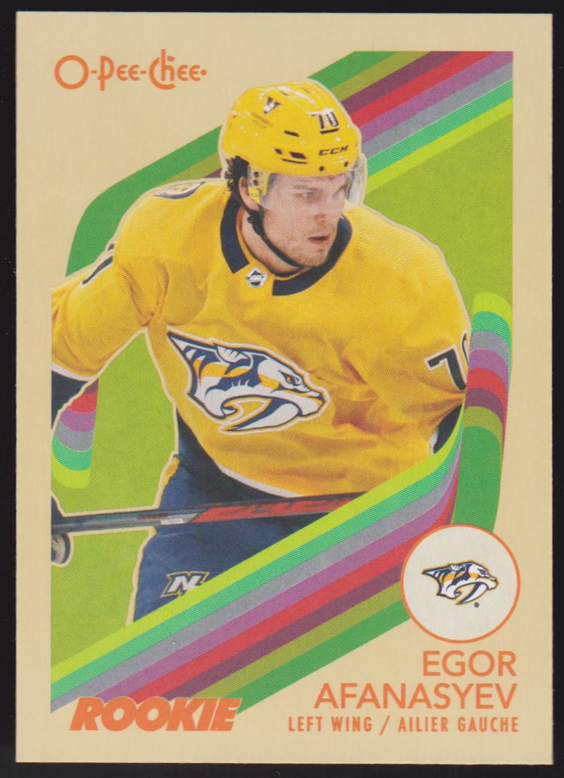 2023-24 O-Pee-Chee Retro #564 Egor Afanasyev - RC Year (image for) 2023-24 O-Pee-Chee Retro #564 Egor Afanasyev - RC Year