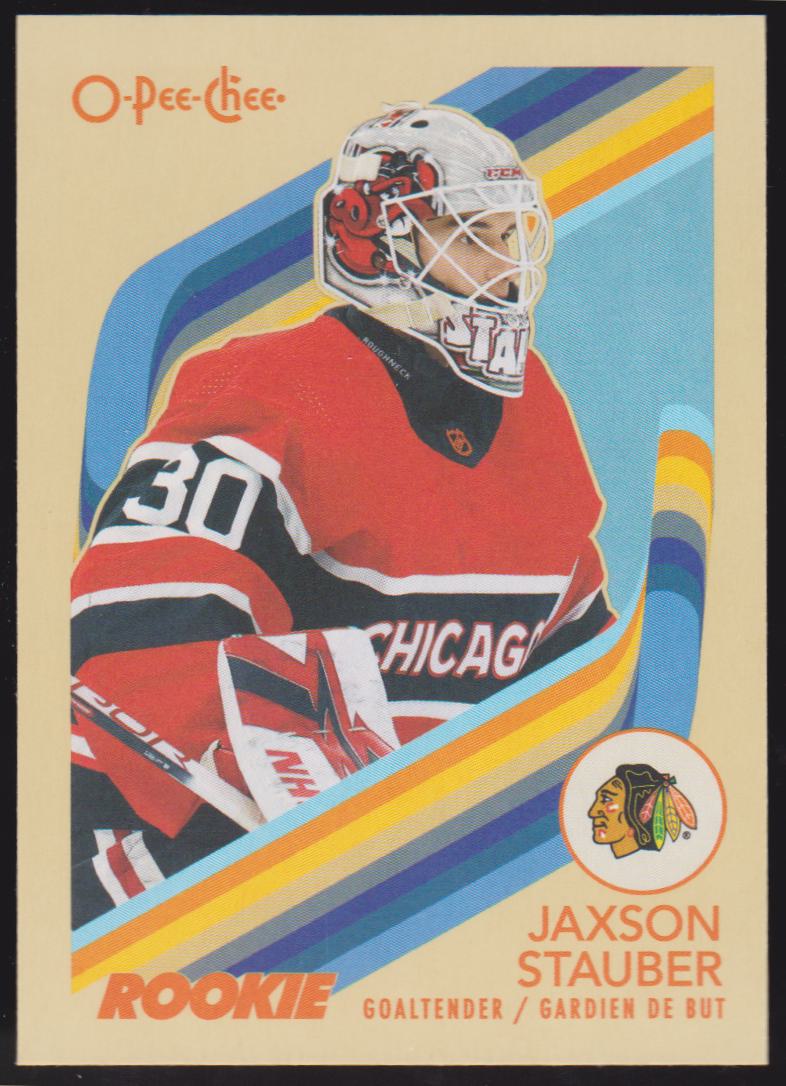 2023-24 O-Pee-Chee Retro #551 Jaxson Stauber - RC Year (image for) 2023-24 O-Pee-Chee Retro #551 Jaxson Stauber - RC Year