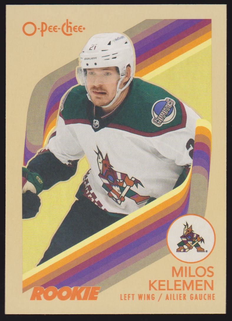 2023-24 O-Pee-Chee Retro #549 Milos Kelemen - RC Year (image for) 2023-24 O-Pee-Chee Retro #549 Milos Kelemen - RC Year