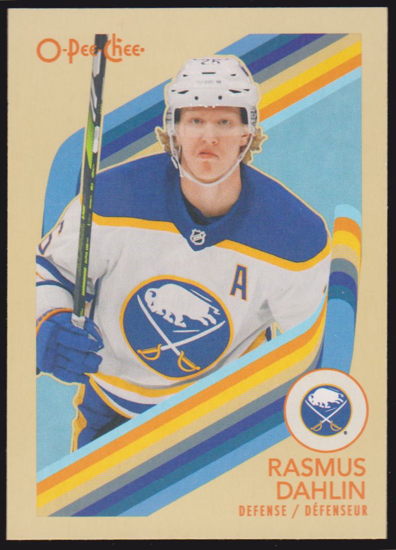 2023-24 O-Pee-Chee Retro #512 Rasmus Dahlin (image for) 2023-24 O-Pee-Chee Retro #512 Rasmus Dahlin