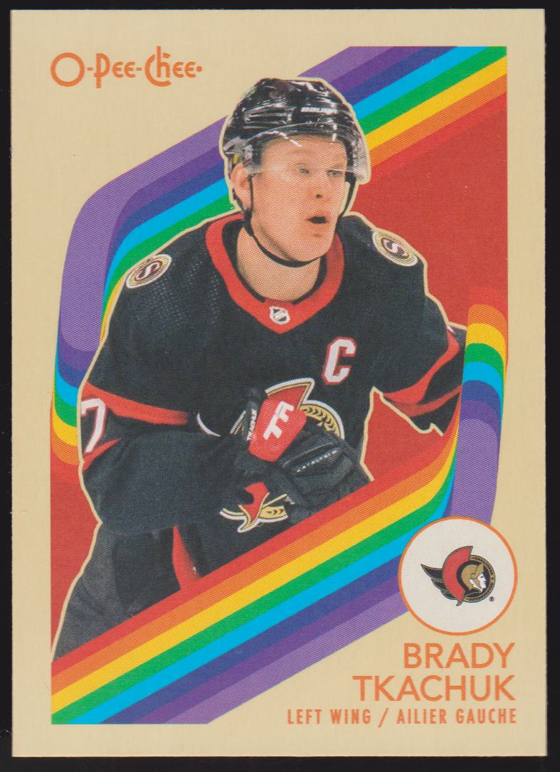 2023-24 O-Pee-Chee Retro #510 Brady Tkachuk (image for) 2023-24 O-Pee-Chee Retro #510 Brady Tkachuk