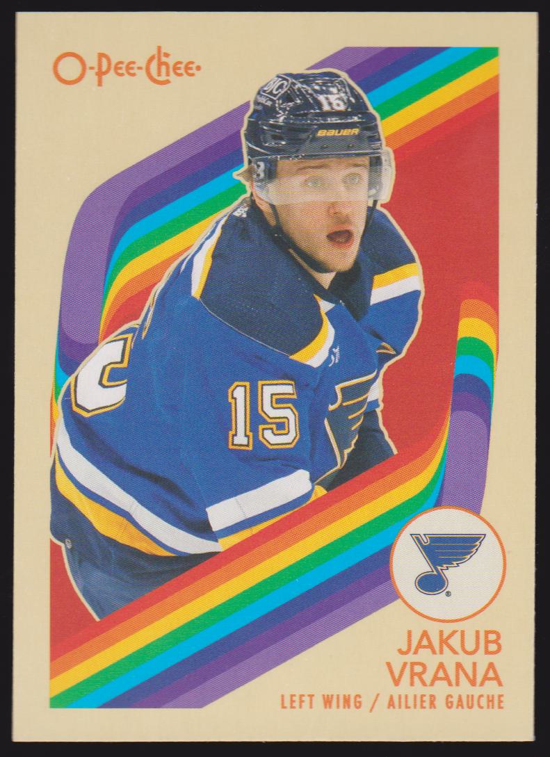 2023-24 O-Pee-Chee Retro #395 Jakub Vrana (image for) 2023-24 O-Pee-Chee Retro #395 Jakub Vrana