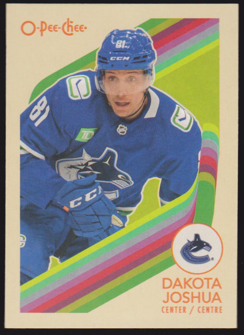 2023-24 O-Pee-Chee Retro #384 Dakota Joshua (image for) 2023-24 O-Pee-Chee Retro #384 Dakota Joshua