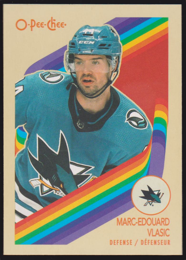 2023-24 O-Pee-Chee Retro #356 Marc-Edouard Vlasic (image for) 2023-24 O-Pee-Chee Retro #356 Marc-Edouard Vlasic