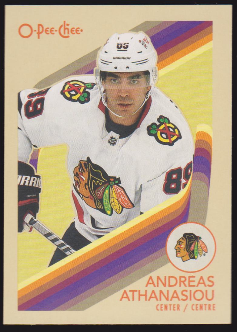 2023-24 O-Pee-Chee Retro #348 Andreas Athanasiou (image for) 2023-24 O-Pee-Chee Retro #348 Andreas Athanasiou