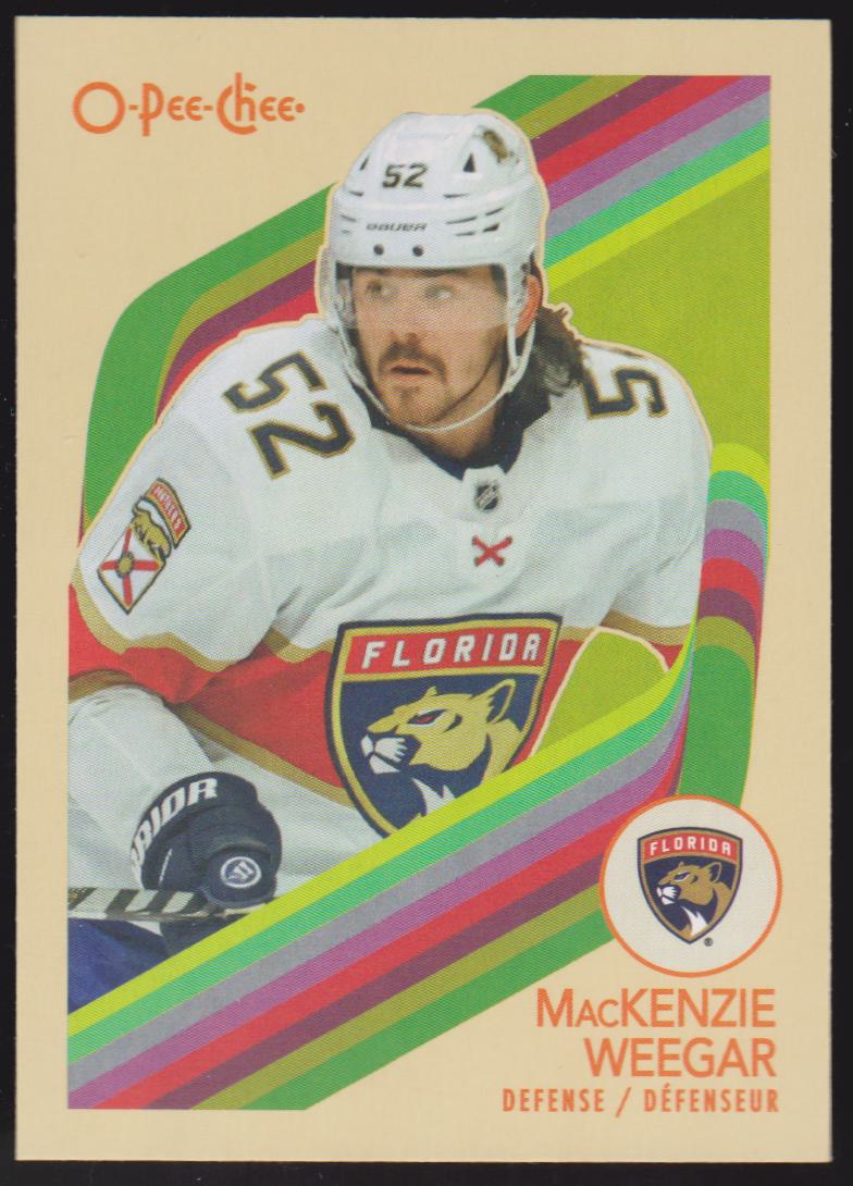 2023-24 O-Pee-Chee Retro #315 MacKenzie Weegar (image for) 2023-24 O-Pee-Chee Retro #315 MacKenzie Weegar