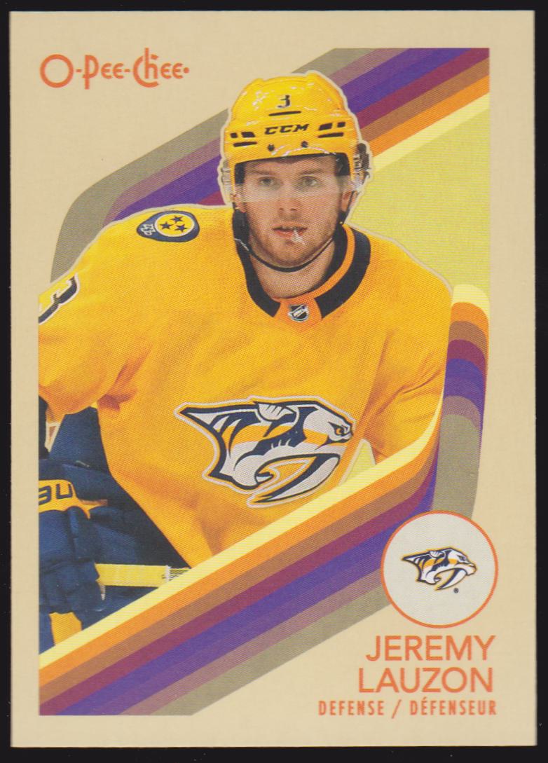 2023-24 O-Pee-Chee Retro #313 Jeremy Lauzon (image for) 2023-24 O-Pee-Chee Retro #313 Jeremy Lauzon