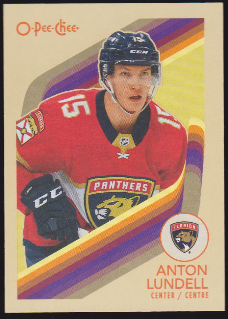 2023-24 O-Pee-Chee Retro #303 Anton Lundell (image for) 2023-24 O-Pee-Chee Retro #303 Anton Lundell
