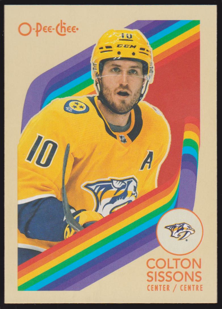 2023-24 O-Pee-Chee Retro #296 Colton Sissons (image for) 2023-24 O-Pee-Chee Retro #296 Colton Sissons