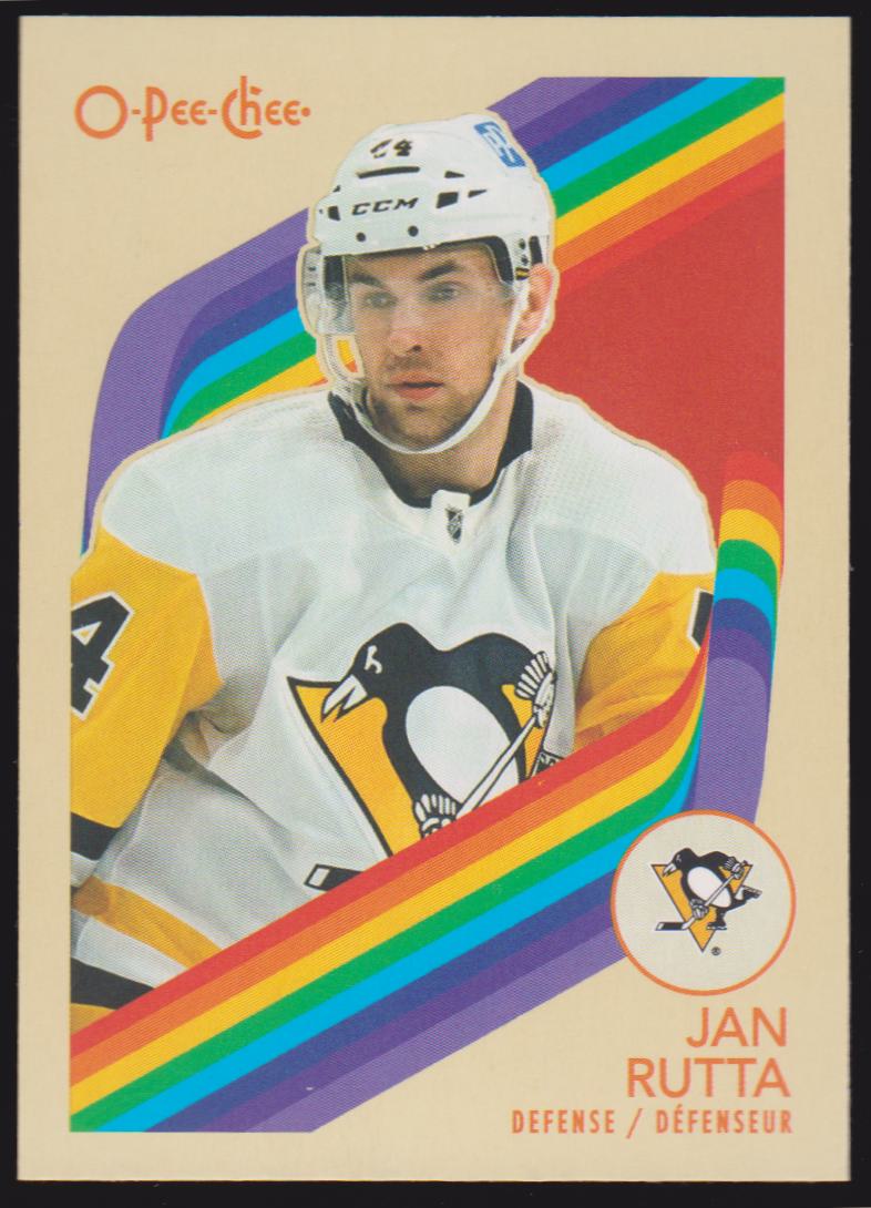 2023-24 O-Pee-Chee Retro #281 Jan Rutta (image for) 2023-24 O-Pee-Chee Retro #281 Jan Rutta