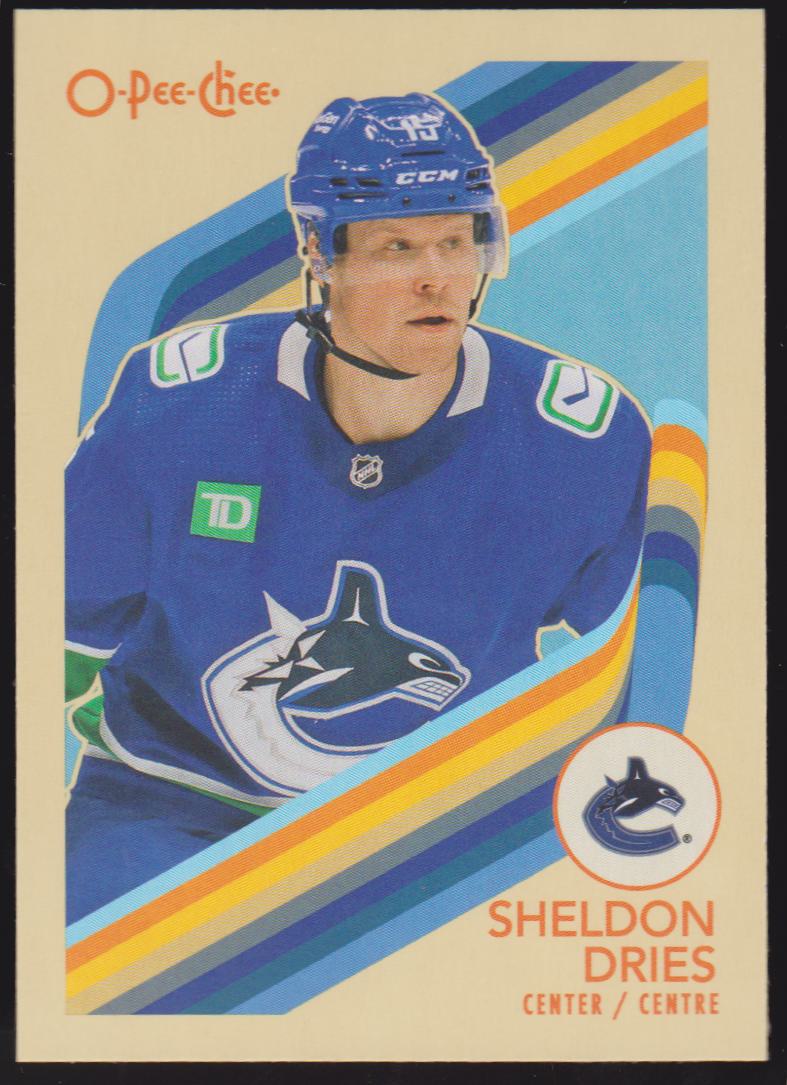 2023-24 O-Pee-Chee Retro #290 Sheldon Dries (image for) 2023-24 O-Pee-Chee Retro #290 Sheldon Dries