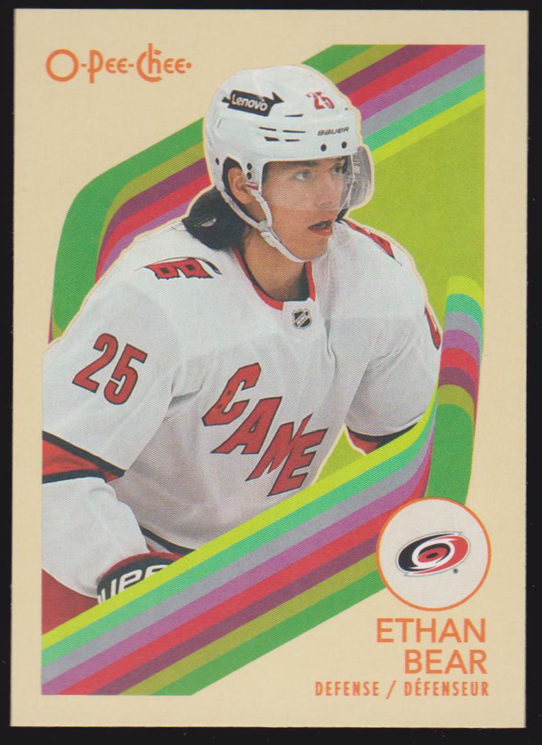 2023-24 O-Pee-Chee Retro #284 Ethan Bear (image for) 2023-24 O-Pee-Chee Retro #284 Ethan Bear