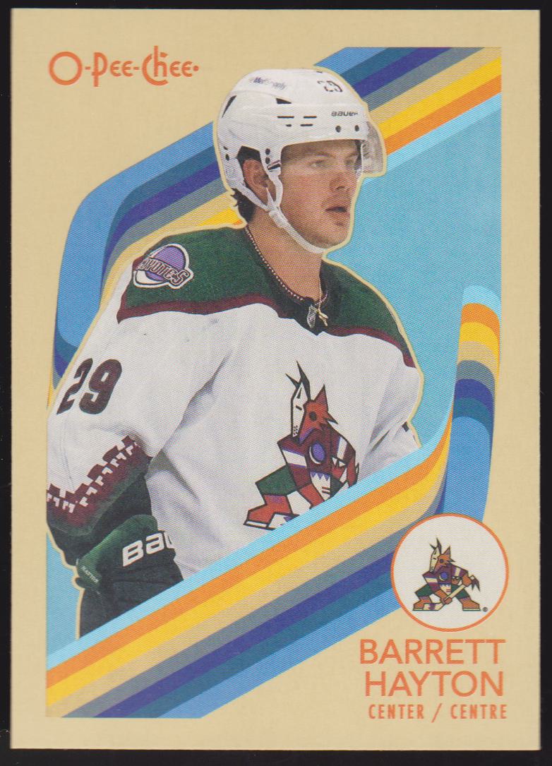 2023-24 O-Pee-Chee Retro #257 Barrett Hayton (image for) 2023-24 O-Pee-Chee Retro #257 Barrett Hayton