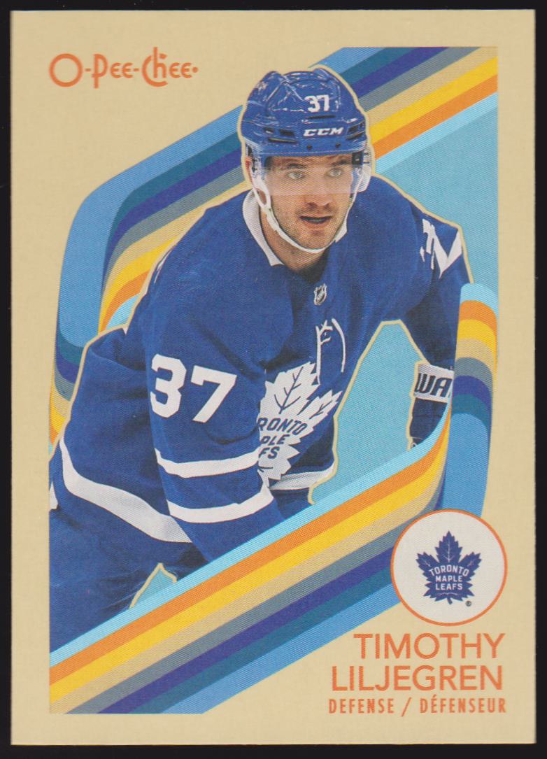 2023-24 O-Pee-Chee Retro #242 Timothy Liljegren (image for) 2023-24 O-Pee-Chee Retro #242 Timothy Liljegren