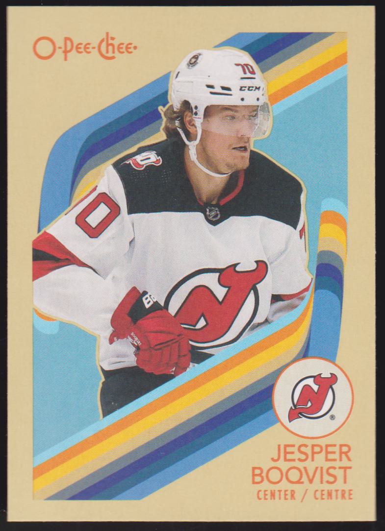 2023-24 O-Pee-Chee Retro #222 Jesper Boqvist (image for) 2023-24 O-Pee-Chee Retro #222 Jesper Boqvist