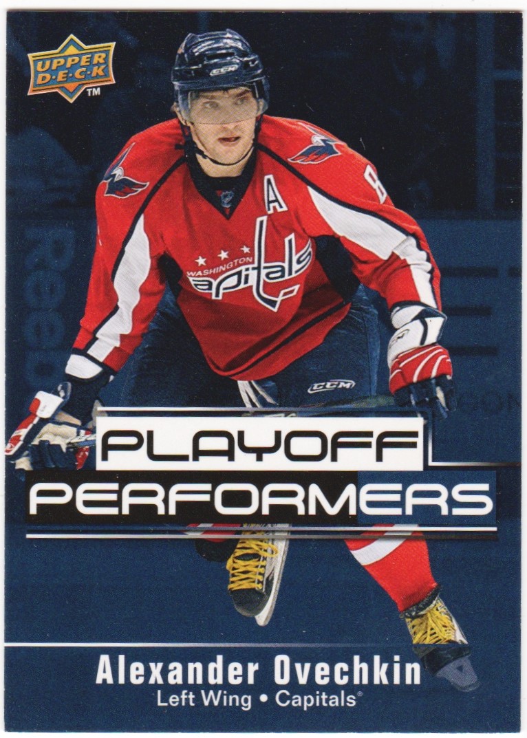 2009-10 Upper Deck Playoff Performers #PP1 Alexander Ovechkin (image for) 2009-10 Upper Deck Playoff Performers #PP1 Alexander Ovechkin