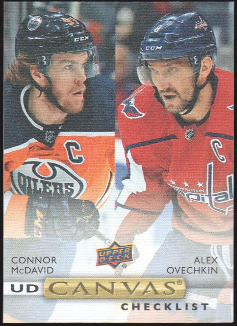 (image for) 2019-20 Upper Deck Canvas #C90 Connor McDavid/Alexander Ovechkin