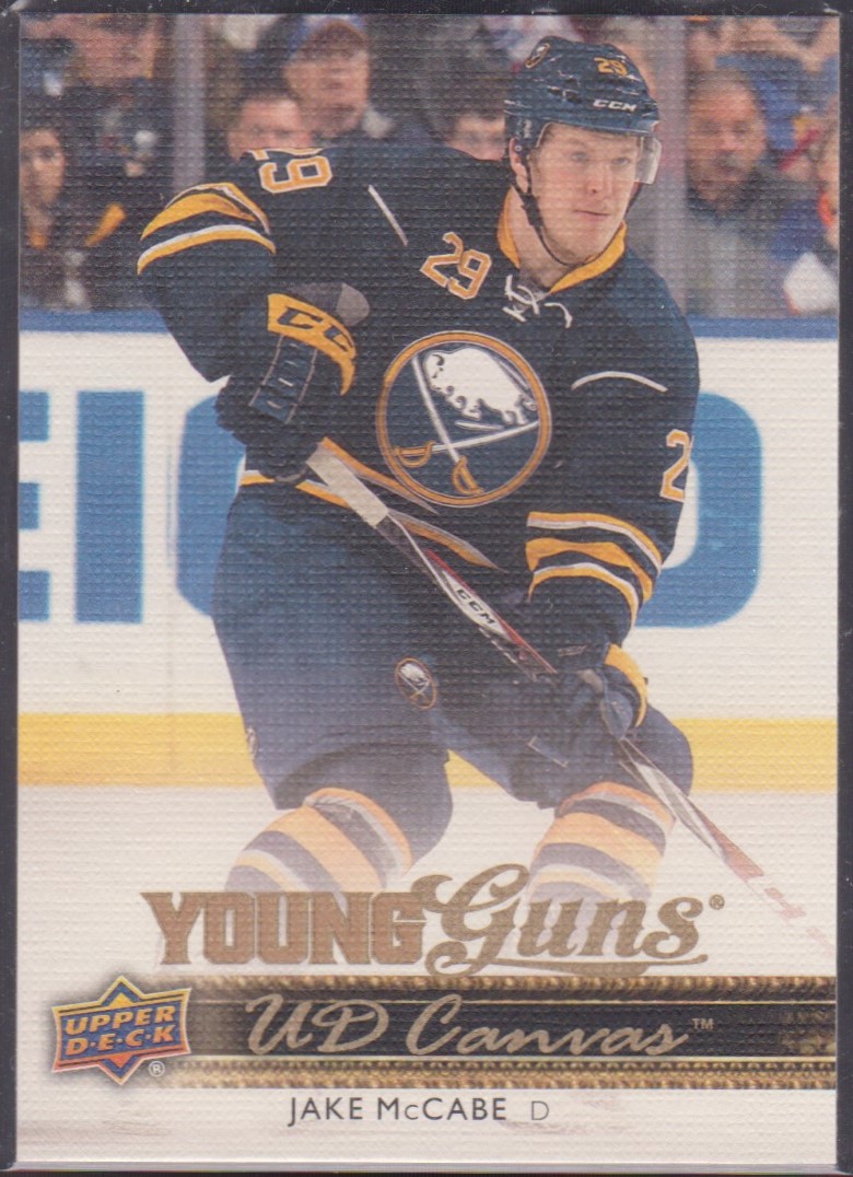 2014-15 Upper Deck Canvas #C95 Jake McCabe YG (image for) 2014-15 Upper Deck Canvas #C95 Jake McCabe YG