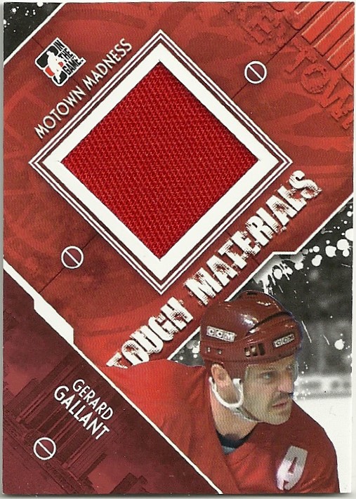 (image for) 2012-13 ITG Motown Madness Tough Materials #TM8 Gerard Gallant
